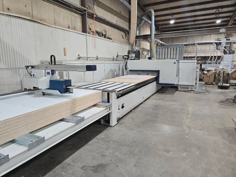 CKC commercial CNC panel-processing equipment in the St. Louis shop.